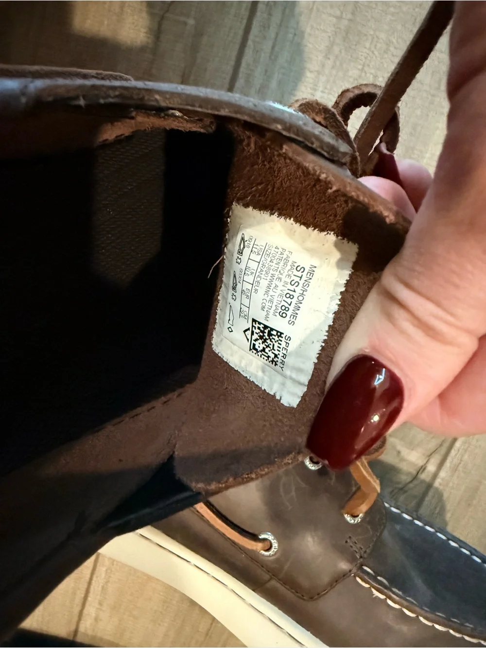 Sperry Brown Leather 2-Eye Boat Shoes